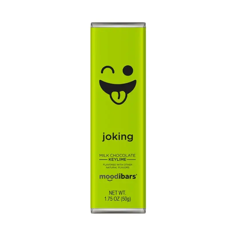 Moodibars® Joking Key Lime Pie Milk Chocolate Bar
