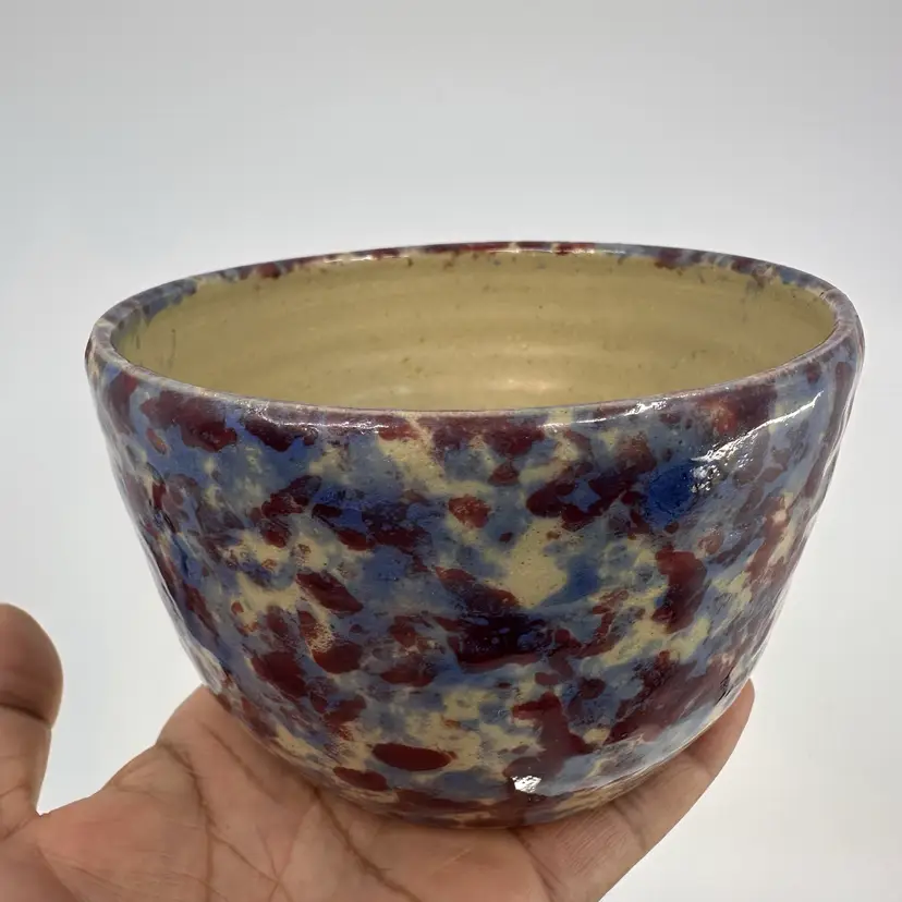 Mottled Glaze Ceramic Bowl
