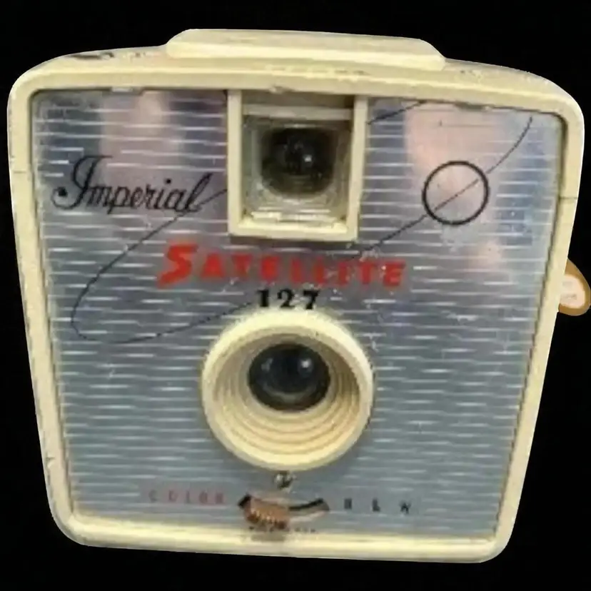 Imperial Mercury Satellite 127 Film Camera Mid Century Box Camera Retro Snapshot Camera Mercury Car Promo Collectible Photography Decor