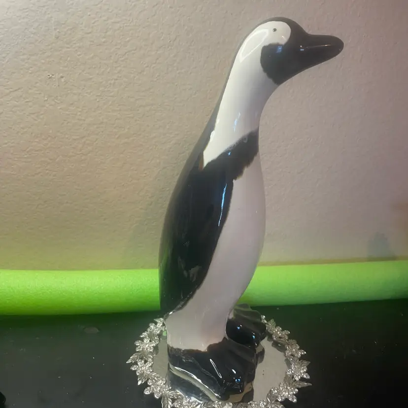 1980 Ceramic 13” Tall Penguin Figurine