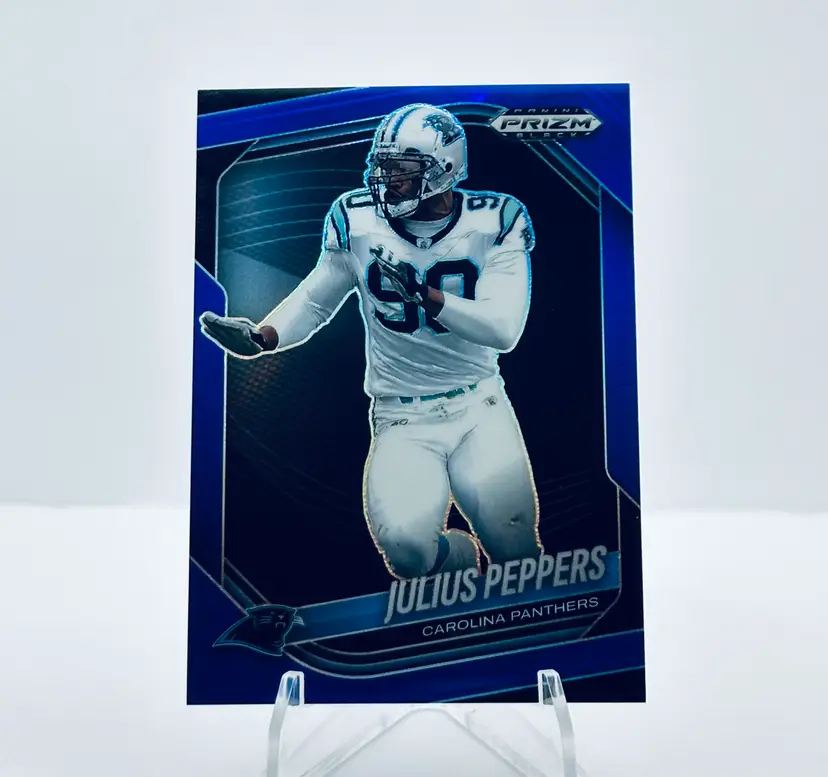 Julius Peppers Prizm Black Blue - Carolina Panthers #/199