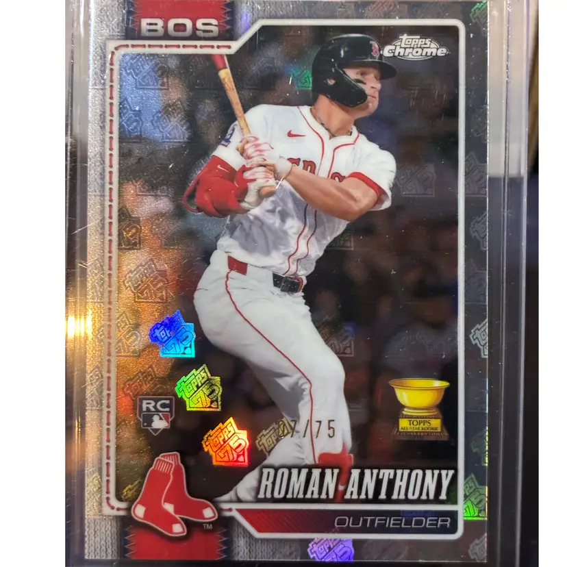 2026 Topps Chrome Roman Anthony /75 75th Anniversary Refractor