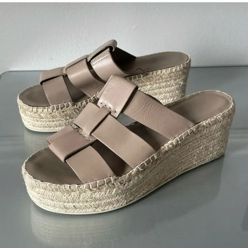 Vince Espadrille Wedge Sandals
