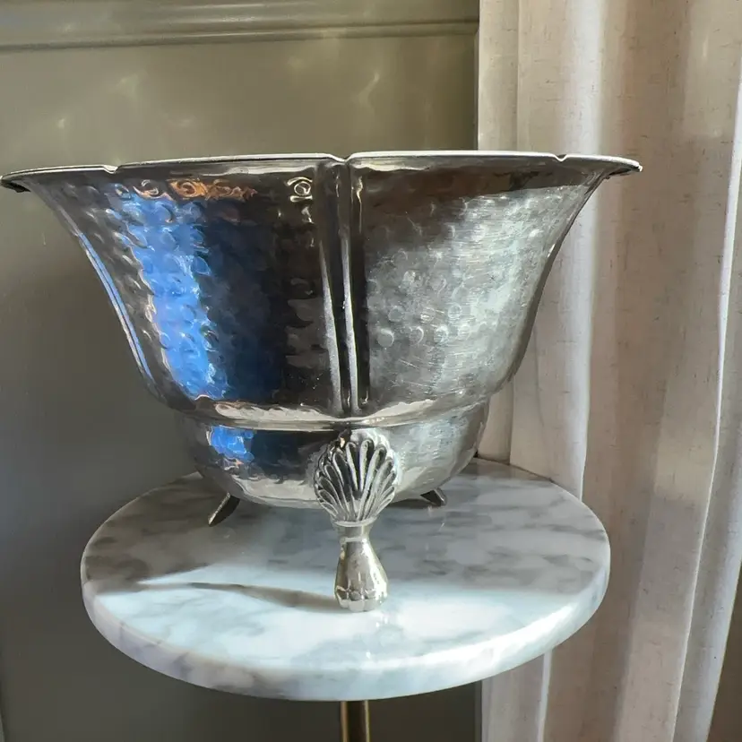 🔔 Vintage Aluminum Footed Wine Chiller/ Champagne Bucket