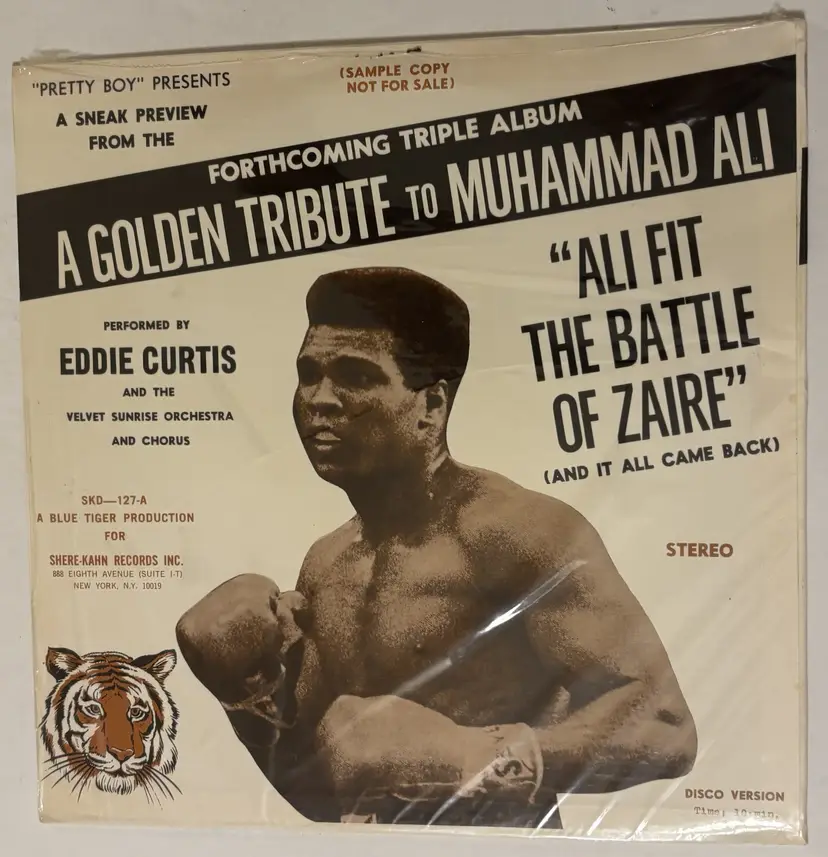 Golden Tribute Muhammad Ali Vinyl Album Sample Promo SKD-127-A Vintage 1970 New