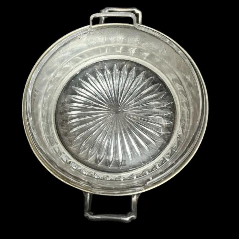 💎SP Windmill Hand-worked Repoussé Relish Dish