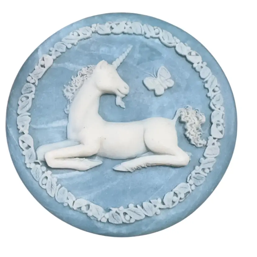 Vintage Unicorn Trinket Box