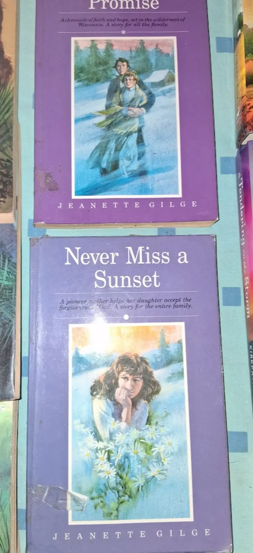Christian Historical Fiction Books (2) by Jeannette Gilge Older/harder to find books!