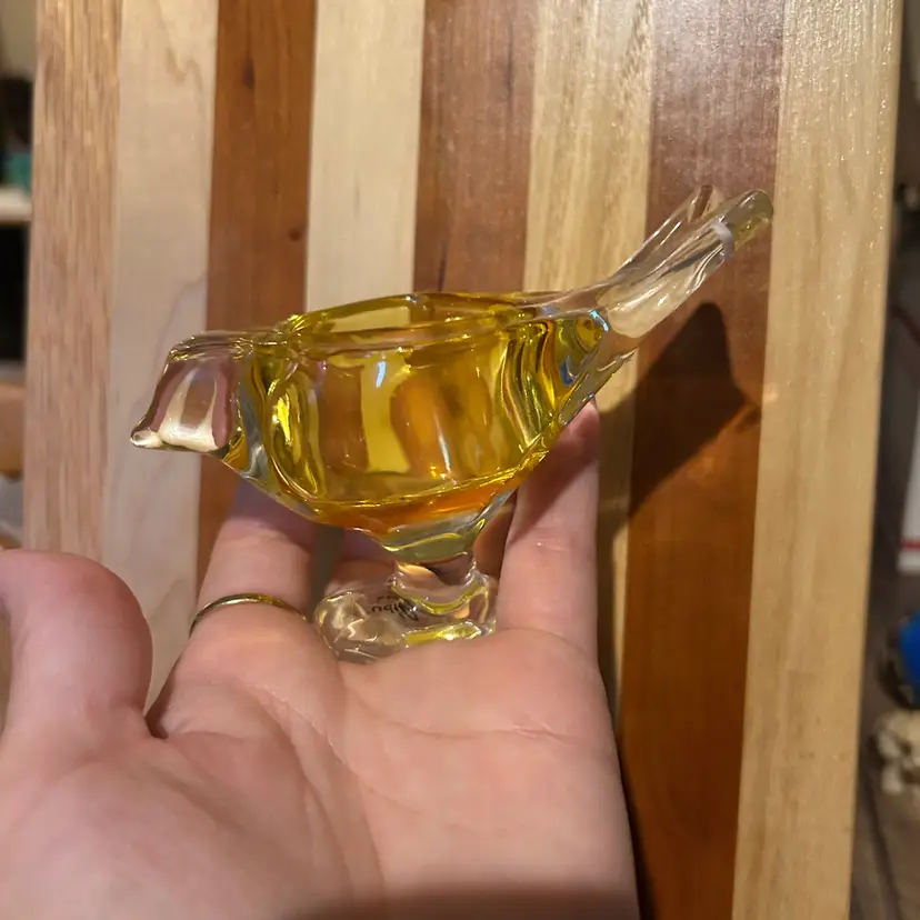 Yellow Glass Bird
