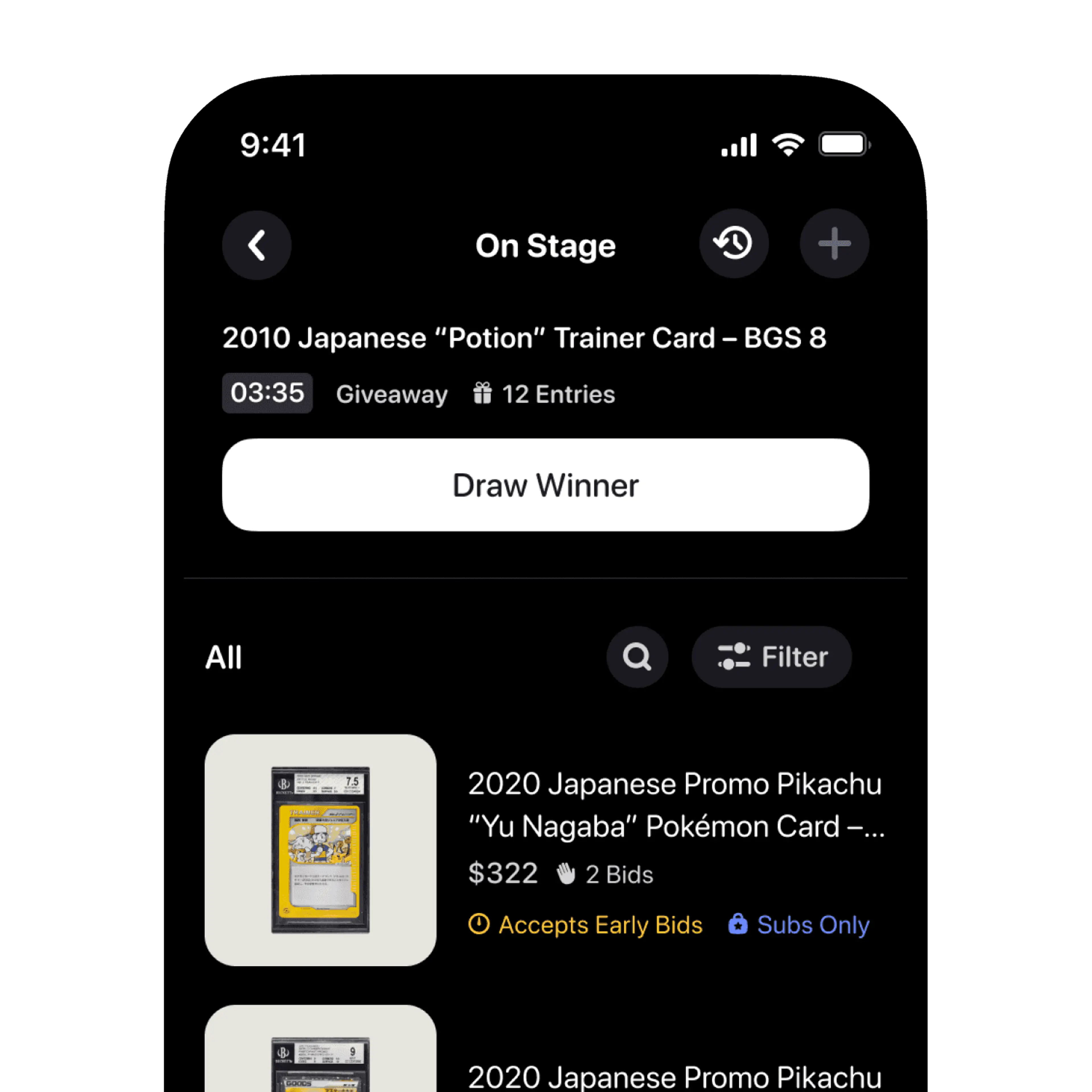 Multiple listing formats