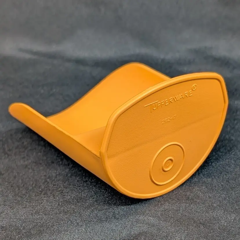 Vintage Tupperware Light Melon Orange Scoop Kitchen Gadget #292-17