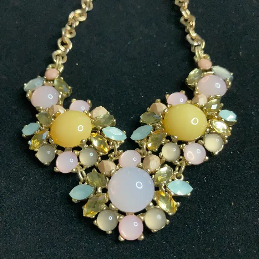 Gold Tone Loft 14”-16” Statement Necklace!
