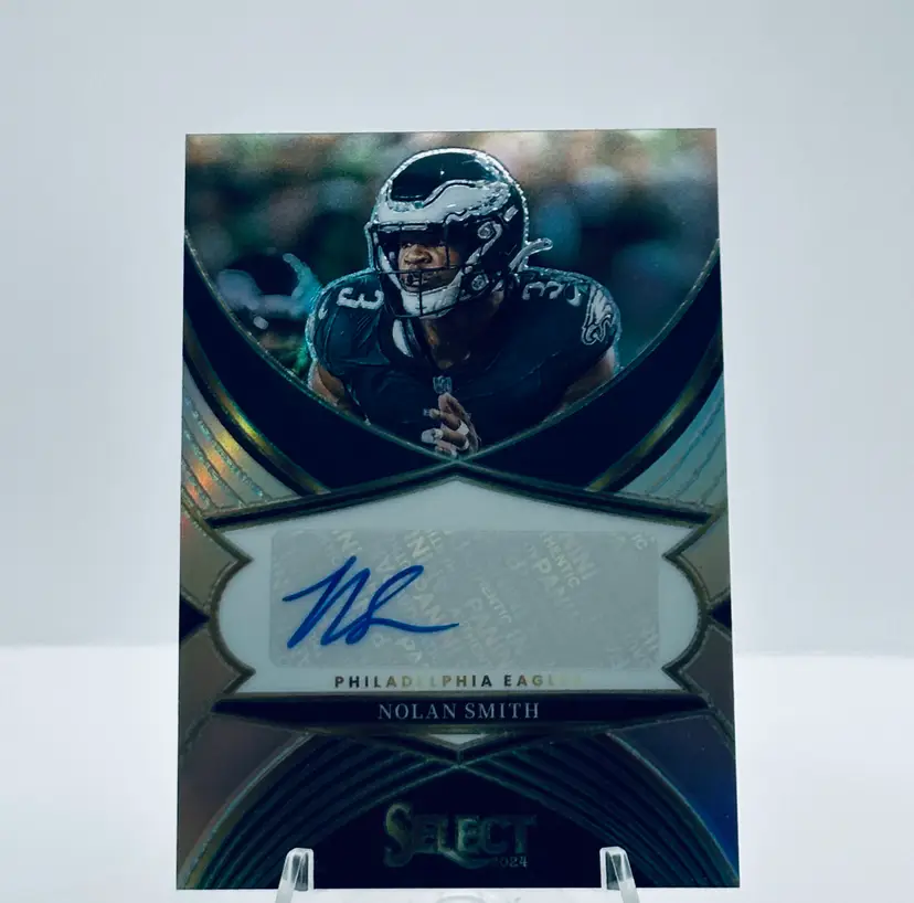 Nolan Smith Autographed Select Card - Philadelphia Eagles