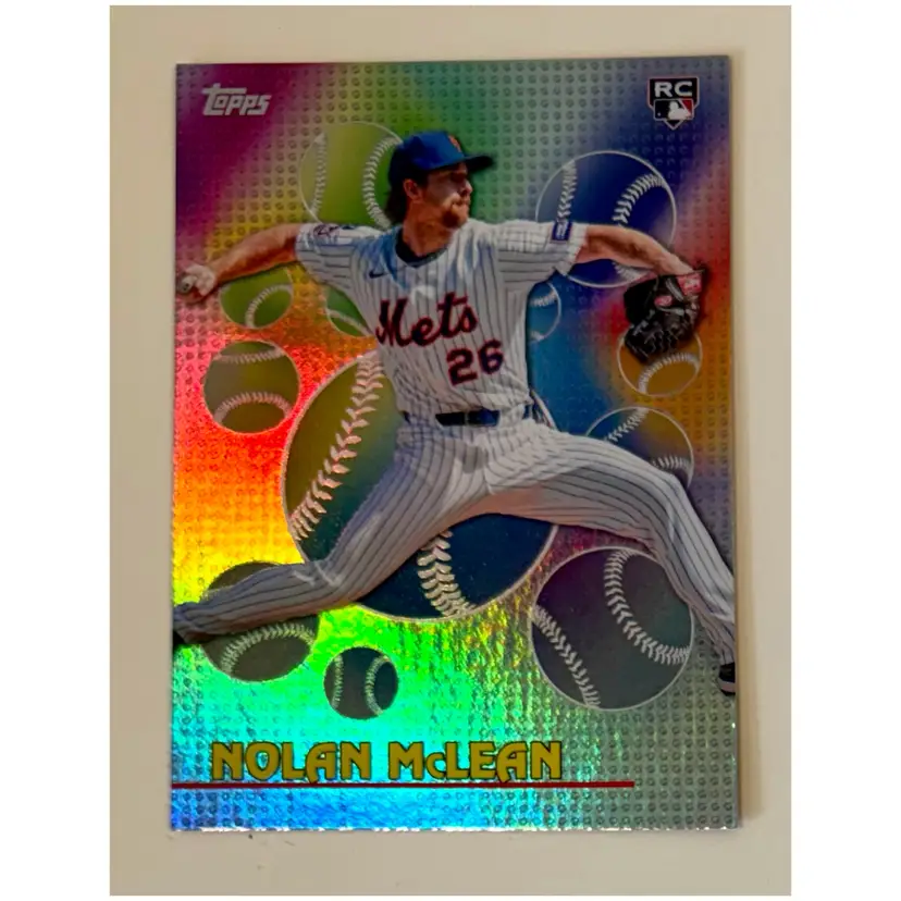 Nolan McLean RC Titans Of The Game New York Mets