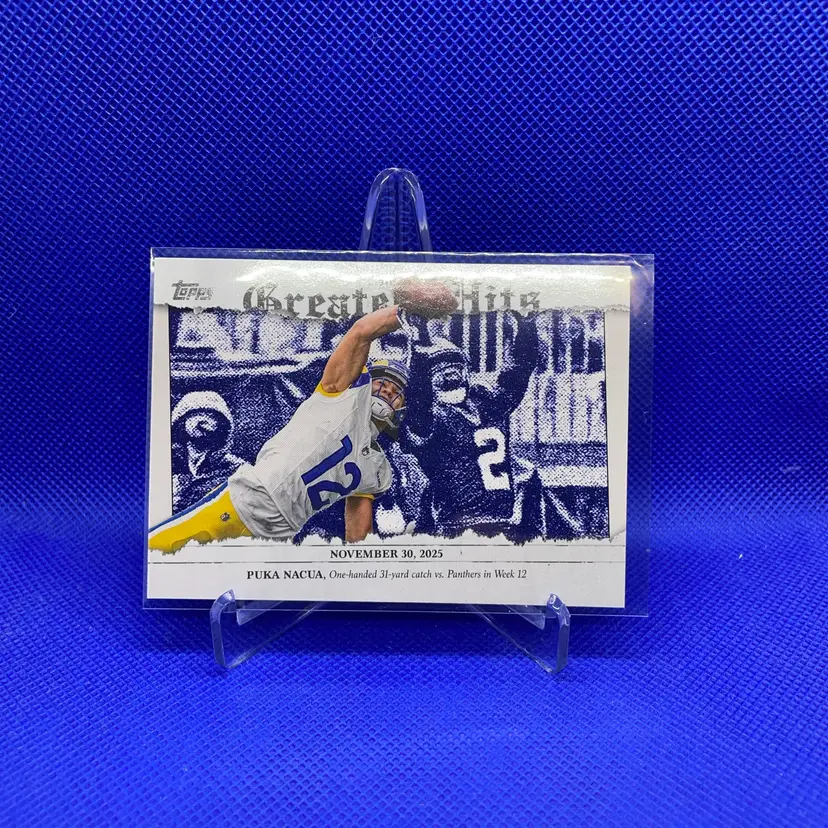 2026 Topps Puka Nacua Greatest Hits Los Angeles Rams