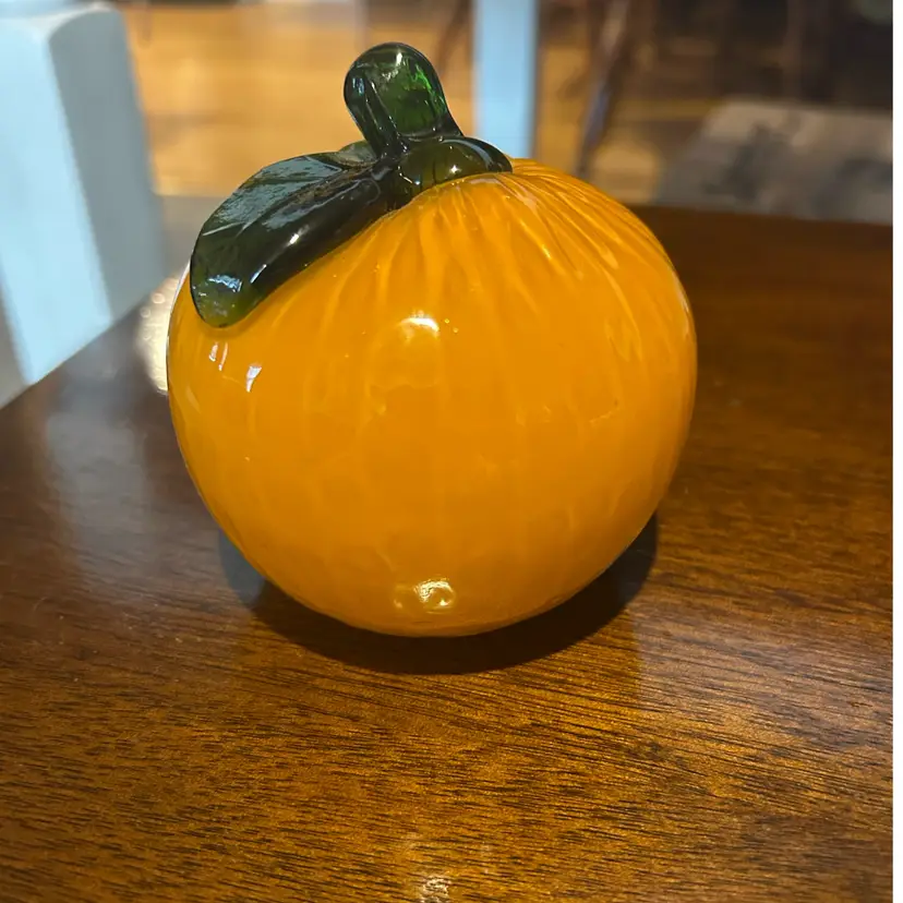 Small Glass Pumpkin