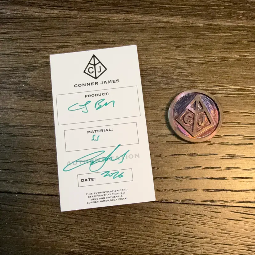 Conner James Blued CJ Diamond Ball Marker