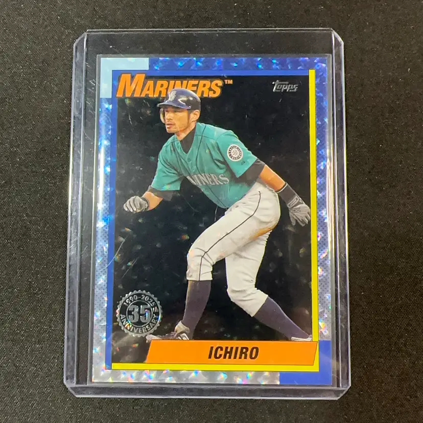 Ichiro Suzuki 2025 Topps Black Crackle Foil /10 Seattle Mariners