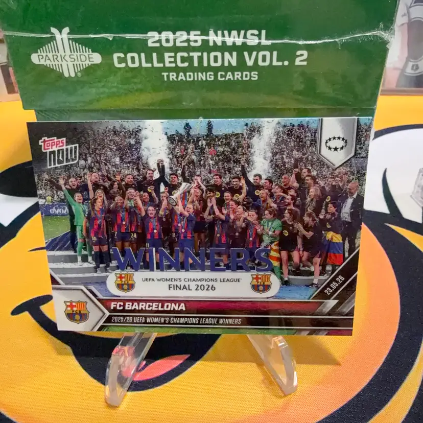 FC Barcelona - PR: 805 - 2025-26 UWCL Topps NOW® - Card 30 Winners