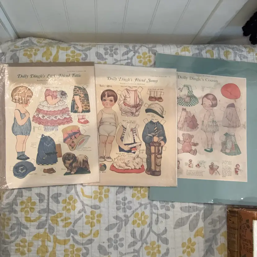 Dolly Dingle Artwork Set of 3