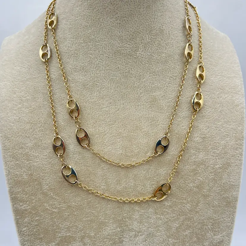 Cookie Lee Long Single Strand Necklace  - 34”