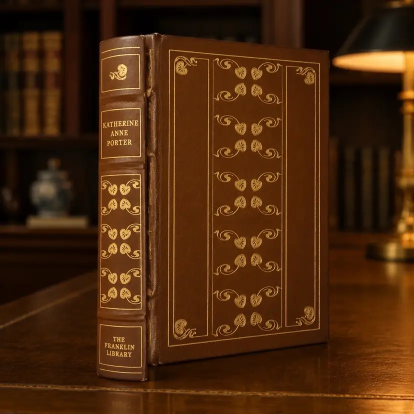 1980 Franklin Library Katherine Anne Porter Collected Stories Leather 22K Gold