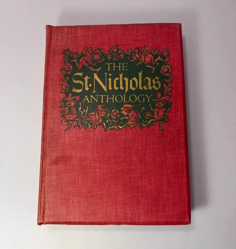 Vintage 'The St. Nicholas Anthology' Hardcover Book, 1948 1st Printing