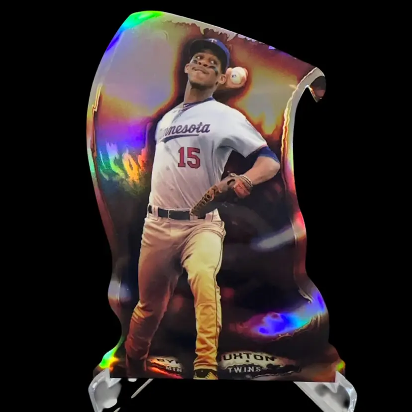 Byron Buxton 2014 Bowman Chrome Fire Die Cut Refractor!