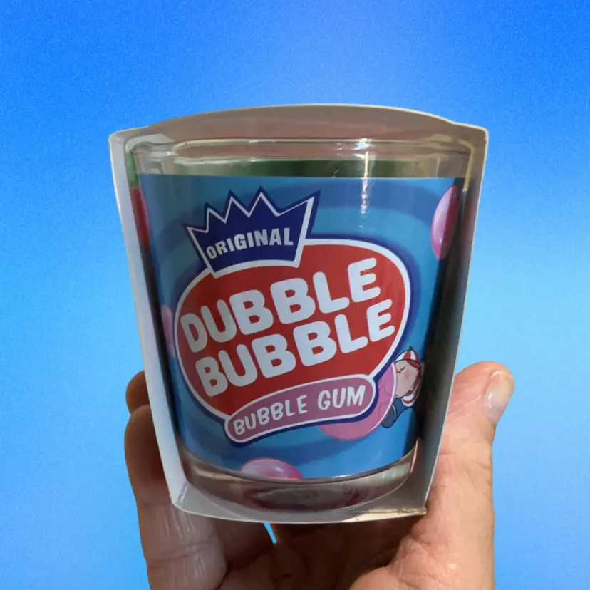 Yummy Highly Scented Dubble Bubble Gun Votive Candle.. Smell So Yummy !!! 😋