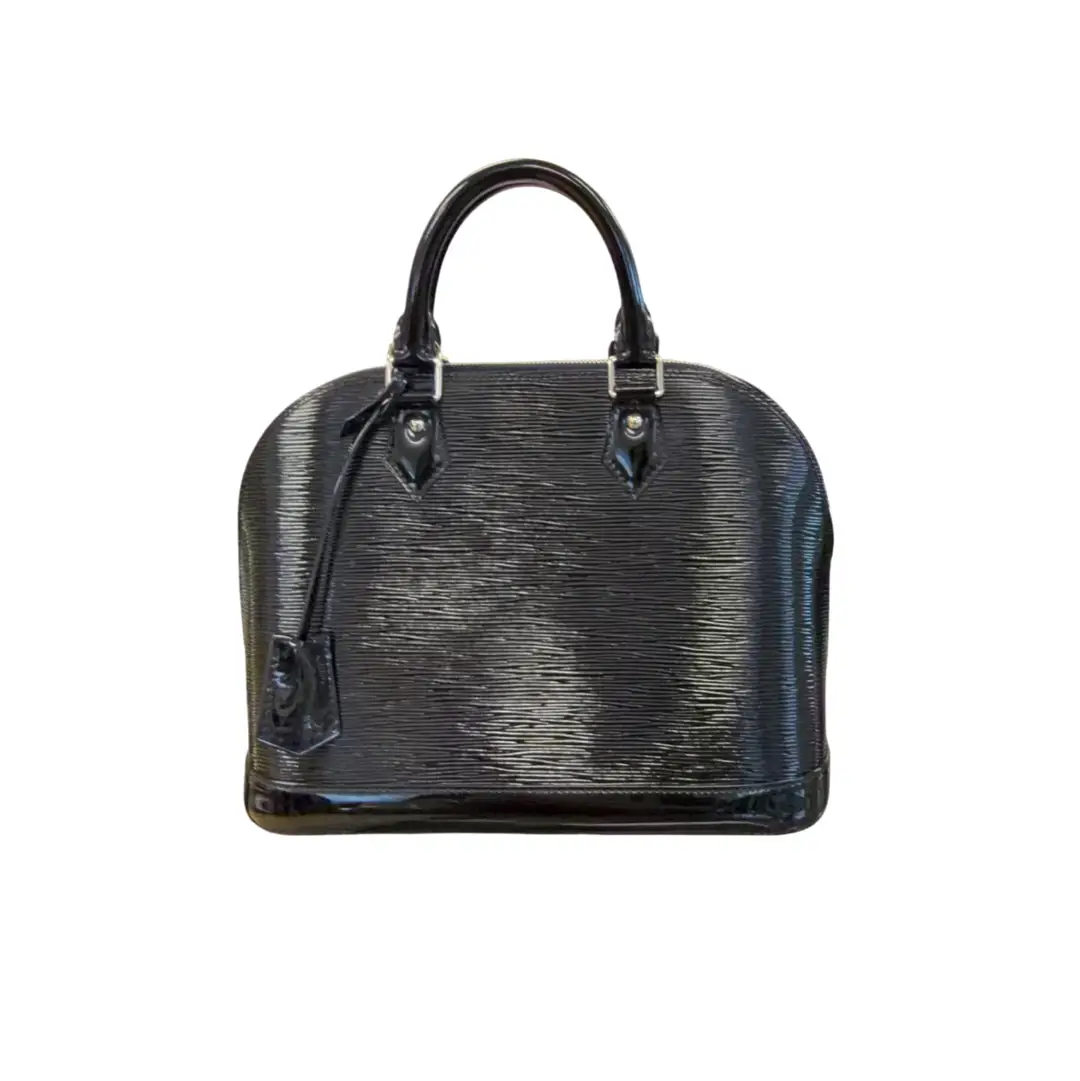 Louis Vuitton Black Patent Alma PM