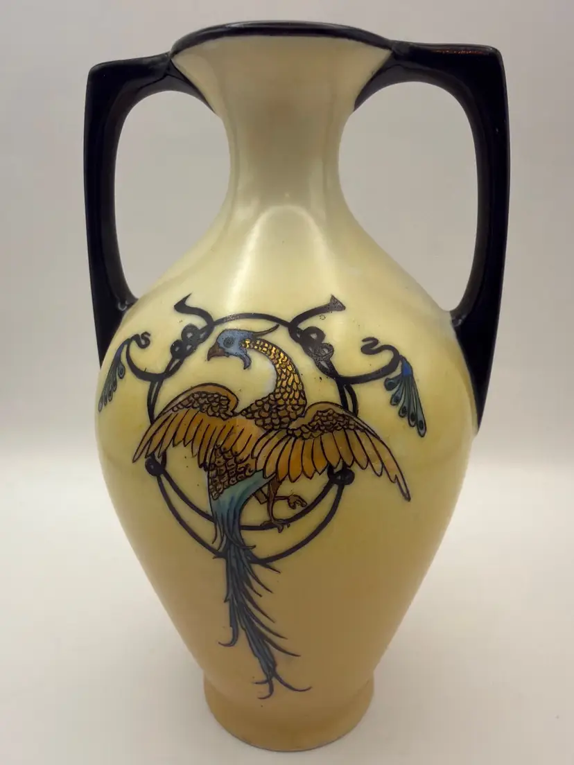 Antique Moritz Zdekauer Austria Porcelain Ewer Vase