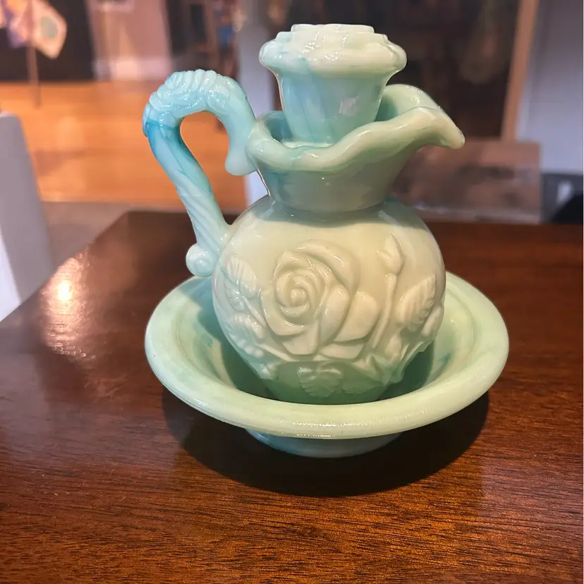 Avon Dish And Bottle