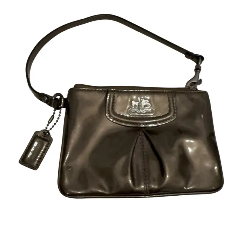 Coach Wristlet - Pewter 4x6”
