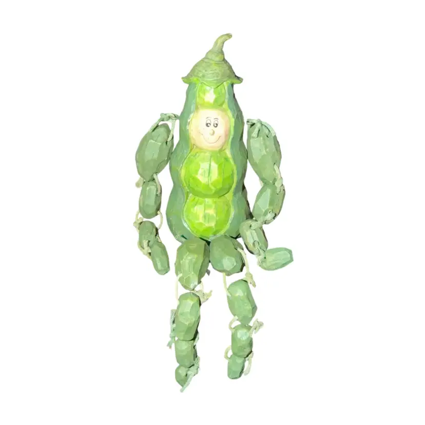 Anthropomorphic Peas shelf sitter