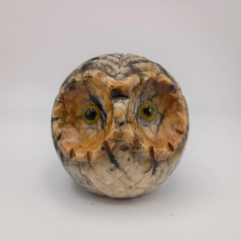 Italian alabaster owl