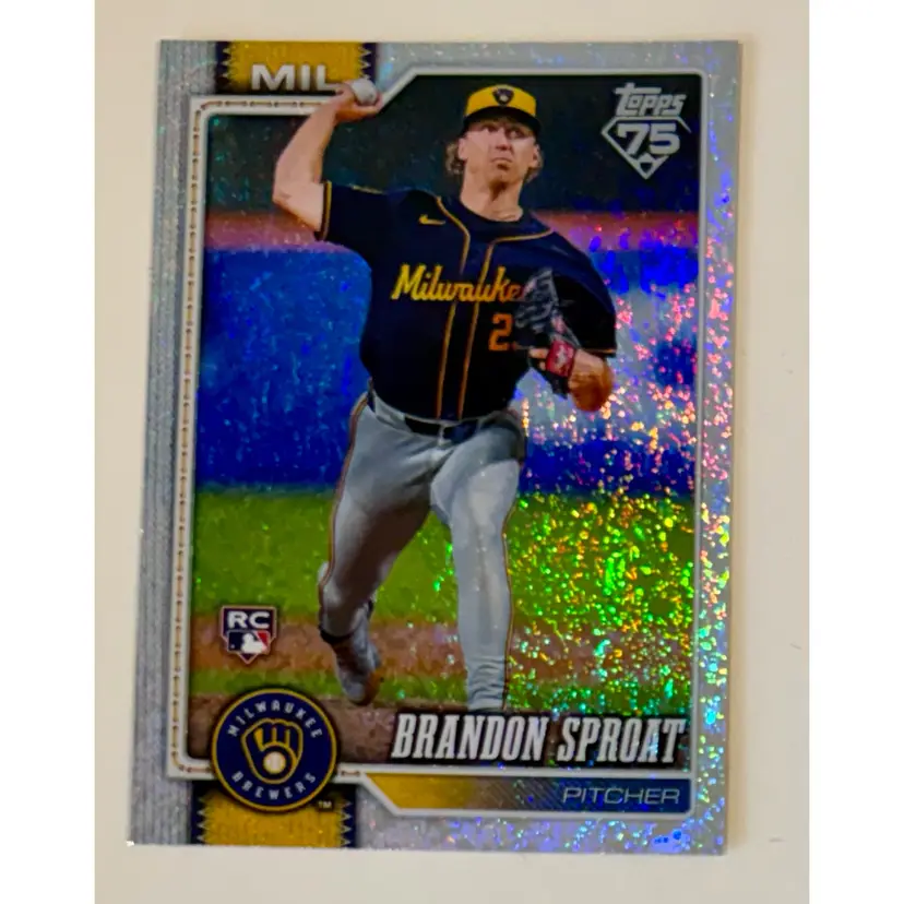 Brandon Sproat RC Topps Holofoil Milwaukee Brewers