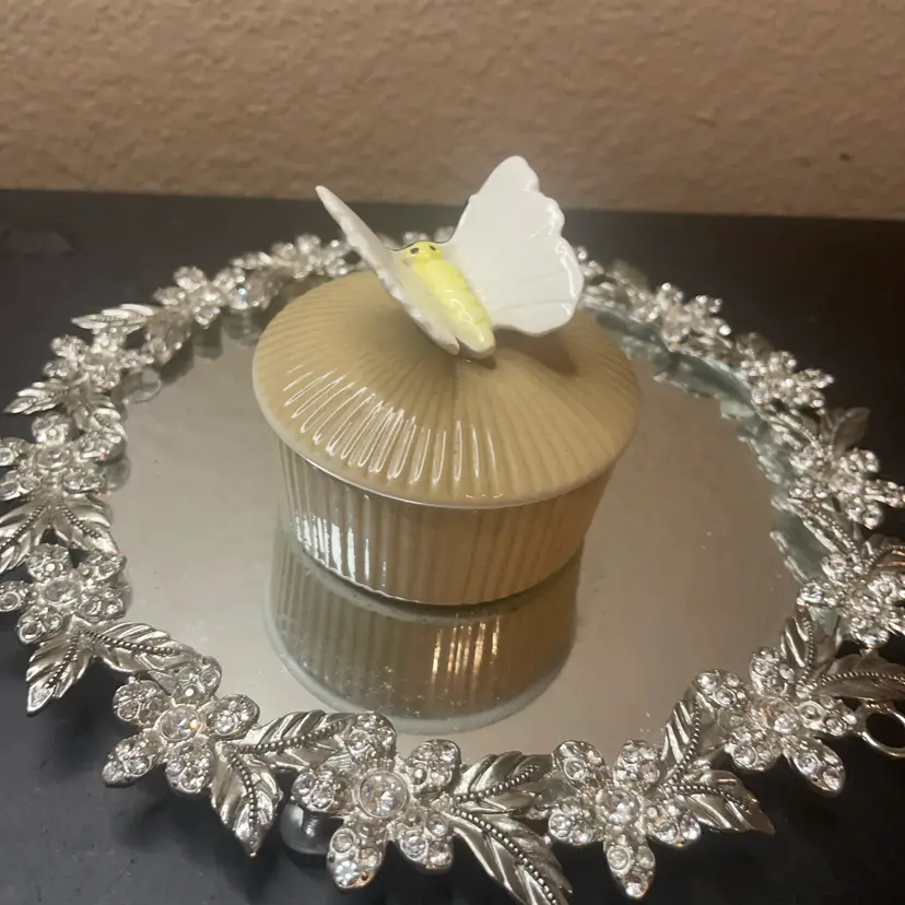 Fitz & Floyd Butterfly Trinket Box