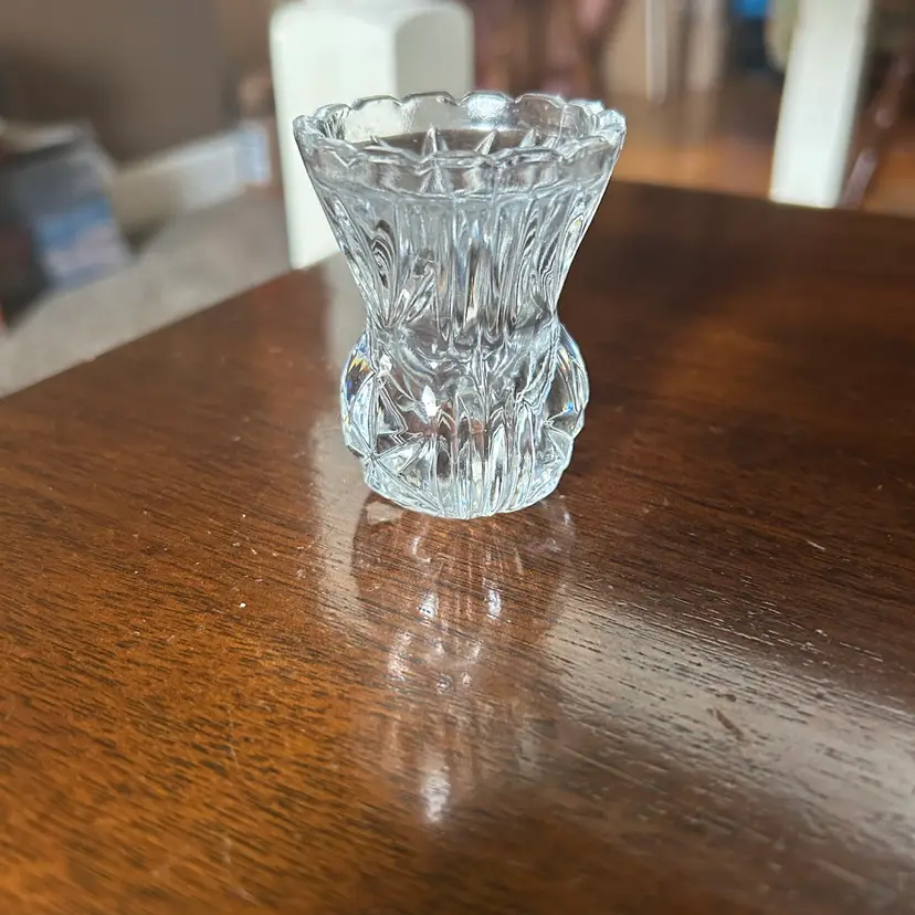Clear Glass Tooth Pick Holder