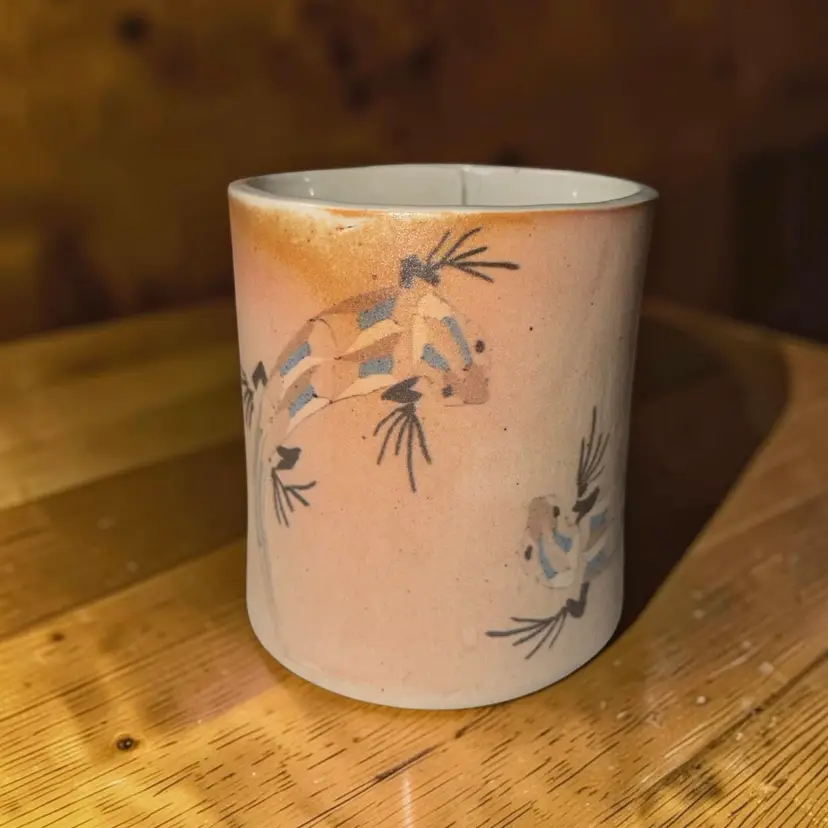 Siegele & Haley Buzzard Mountain Pottery Lizard Coffee Mug 1999 Signed