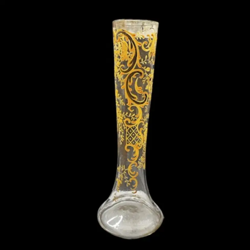 Antique Moser Bohemian Crystal Vase