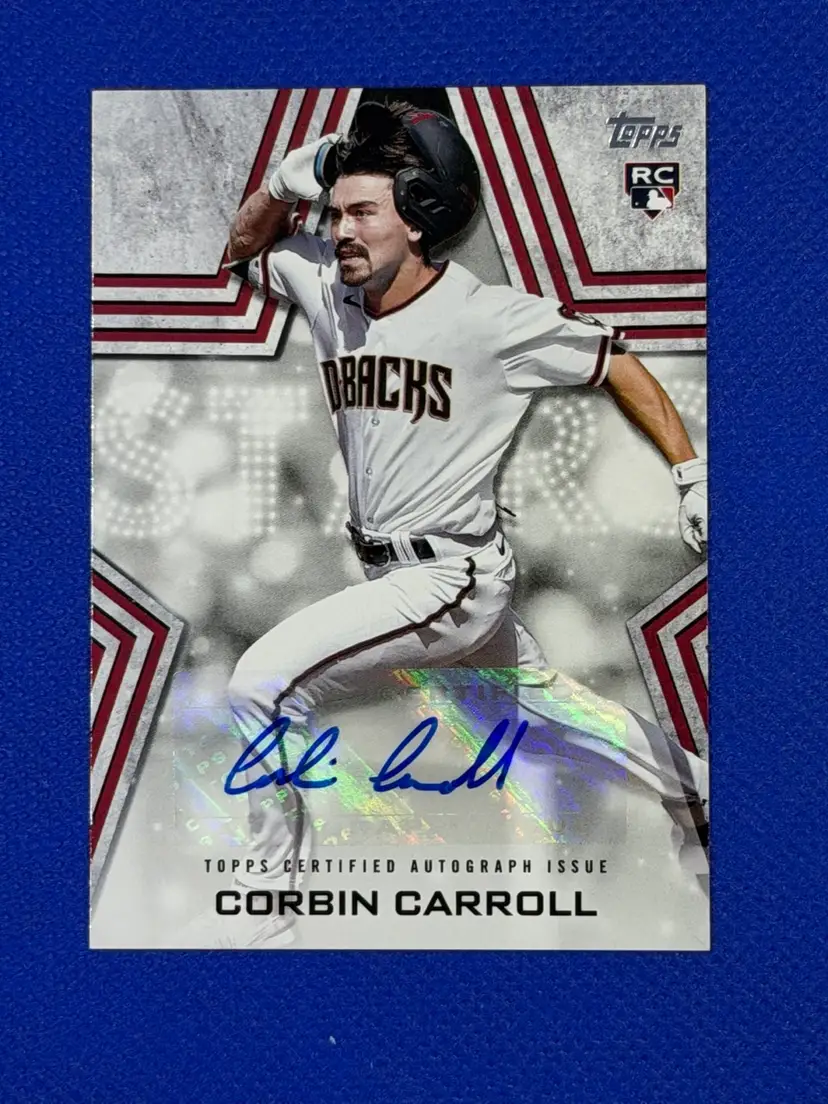 Corbin Carroll Topps Stars Autograph 2023 BSA-CC Arizona Diamondbacks
