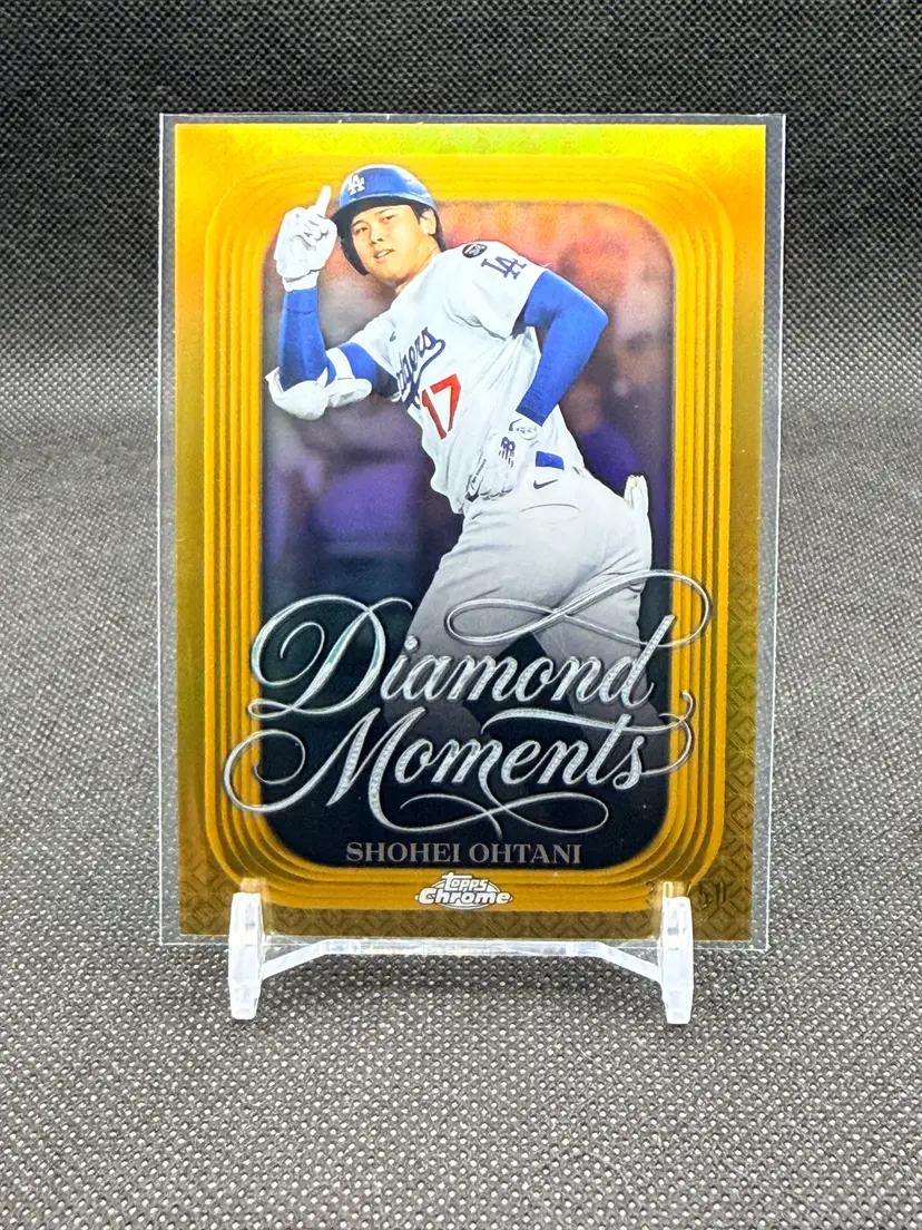 Shohei Ohtani 2026 Topps Chrome Diamond Moments SP DM-50 Gold Refractor /50