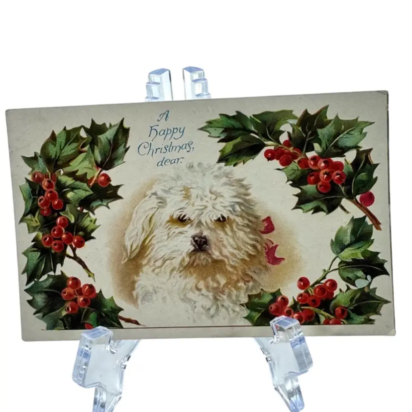 6.  Vintage Christmas Post Card