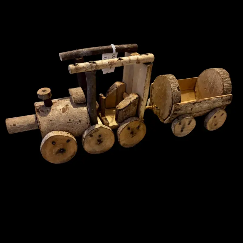 Hand Crafted Wood Train 16” Long