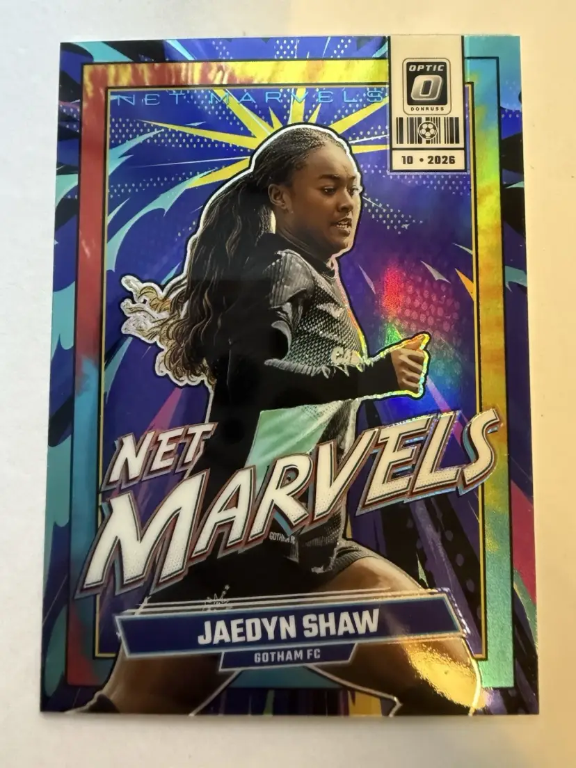 2026 Donruss Optic NWSL Net Marvels Tie Dye Card 11 Jaedyn Shaw /25