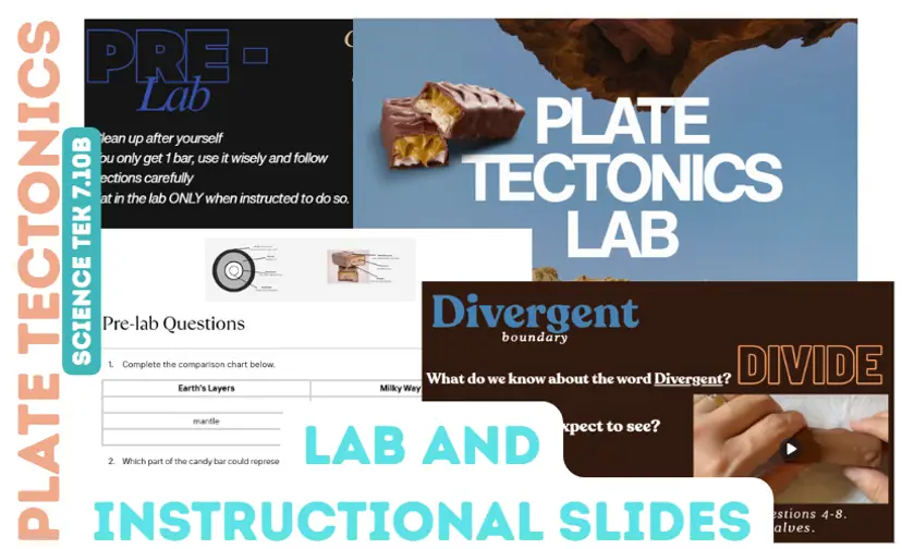 Tectonic Plates Candy Bar Lab
