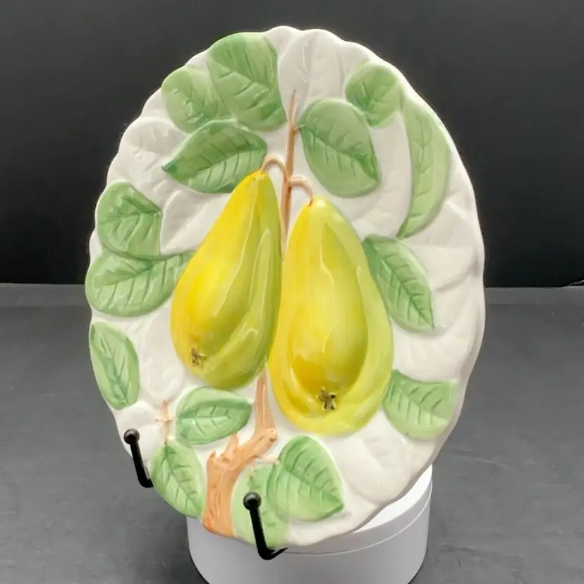 Shafford Fruit Du Jour Pear Plate 8" | Vintage 1987