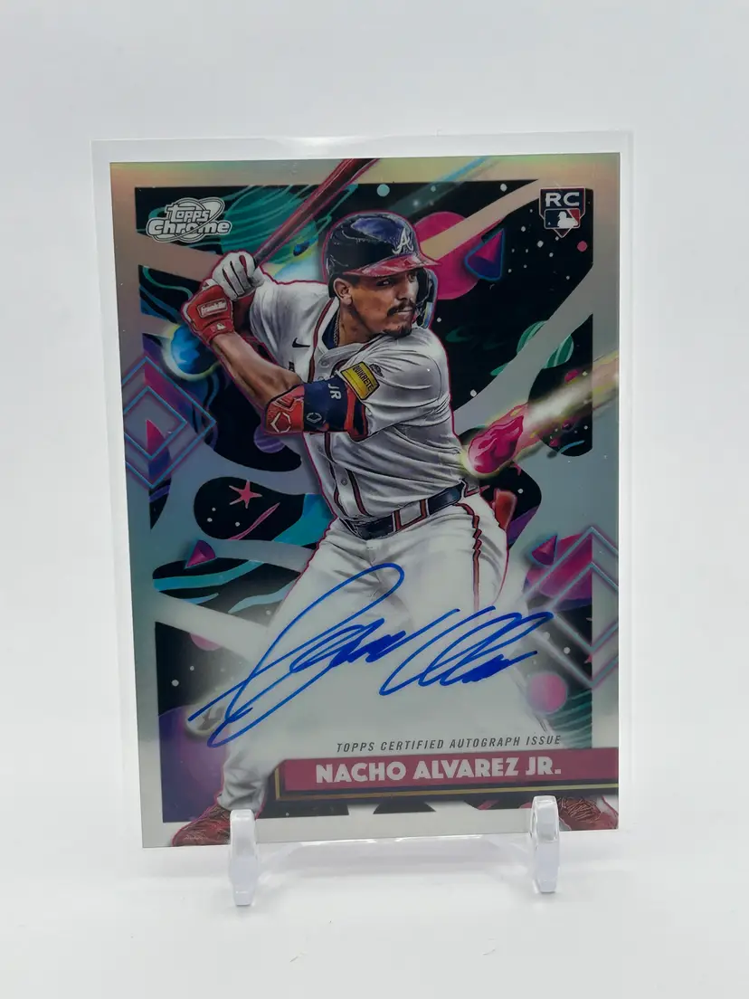 BC04 - Nacho Alvarez Jr 2025 Cosmic Rookie Auto - Los Angeles Angels