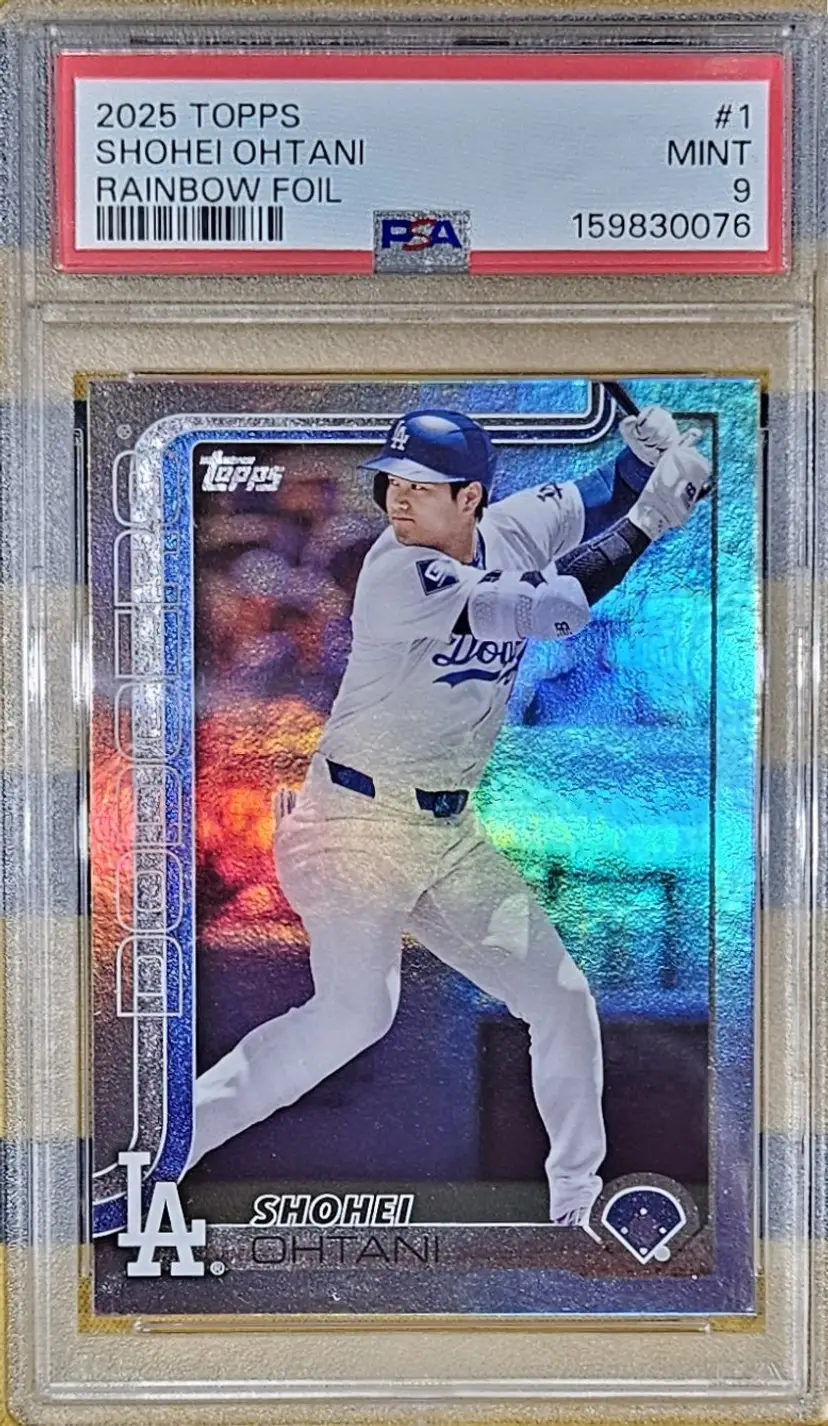 2025 Topps Rainbow Foil Shohei Ohtani PSA 9 Mint