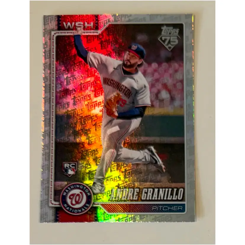 Andre Granillo RC Topps Foil Washington Nationals